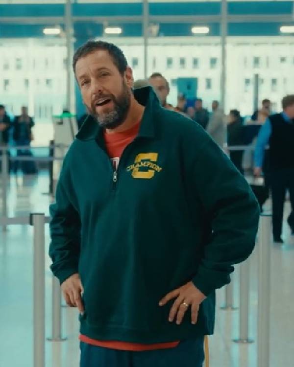 Happy Gilmore 2 Adam Sandler Green Sweatshirt Clanton Jacket