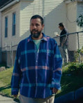 Happy Gilmore 2 Adam Sandler Multicolor Plaid Shirt Clanton Jacket