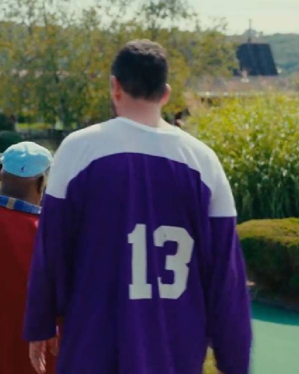 Happy Gilmore 2 Adam Sandler Purple Jersey Clanton Jacket