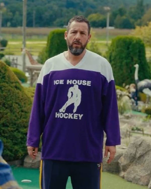 Happy Gilmore 2 Adam Sandler Purple Jersey Clanton Jacket
