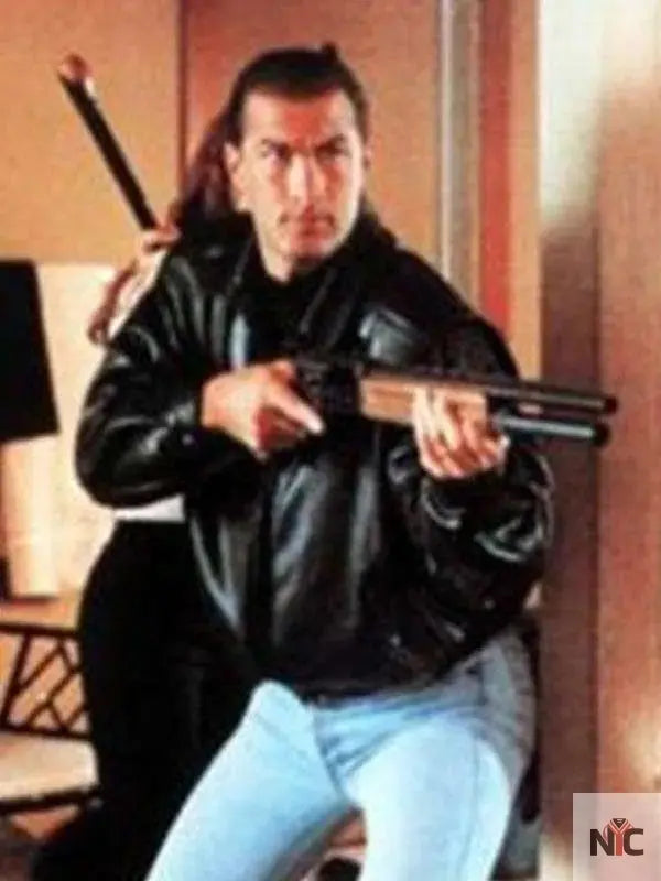 Hard to Kill Steven Seagal Leather Jacket Clanton Jacket