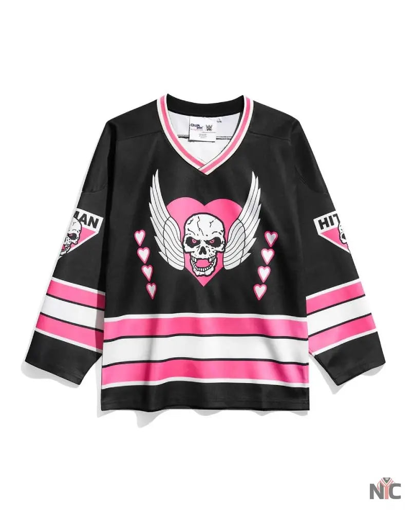 Hart Foundation Retro Hockey Jersey Clanton Jacket