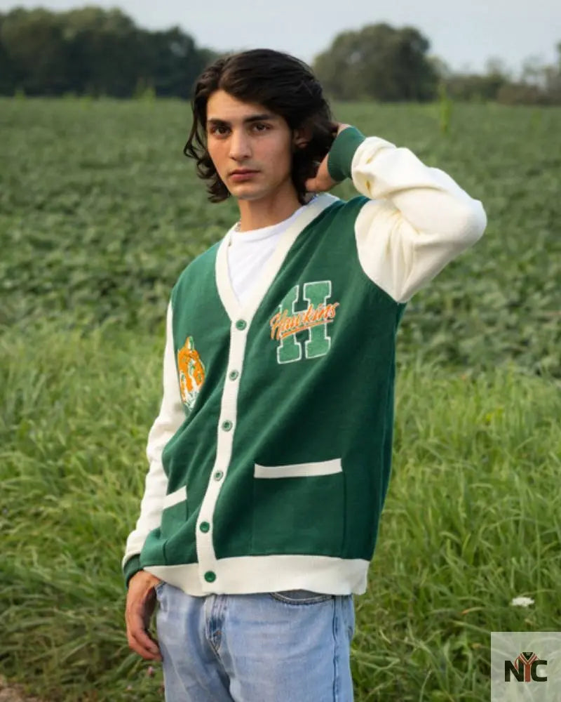 Hawkins High School Cardigan Clanton Jacket