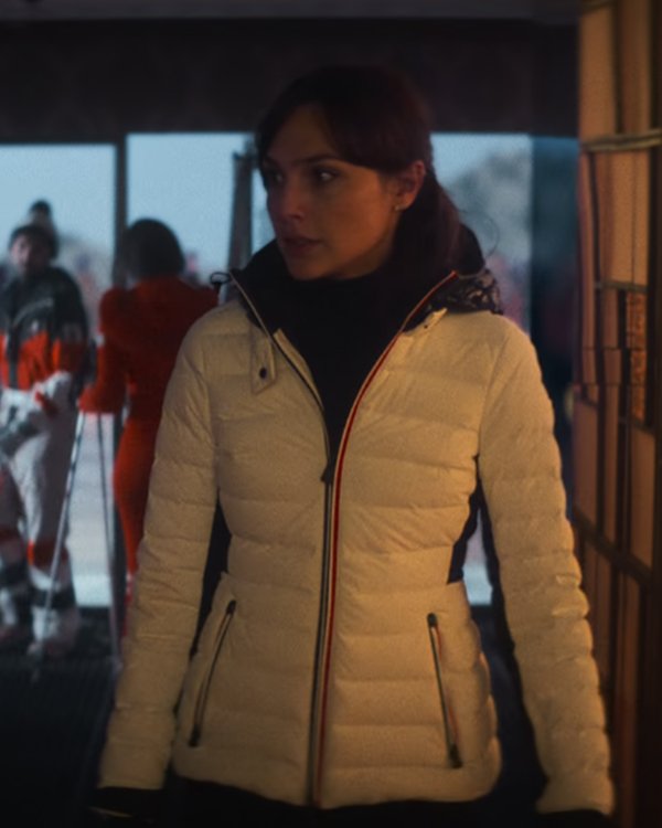 Heart Of Stone 2023 Gal Gadot White Puffer Jacket Clanton Jacket