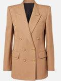 Heather Lind Your Friends and Neighbors Brown Blazer Clanton Jacket