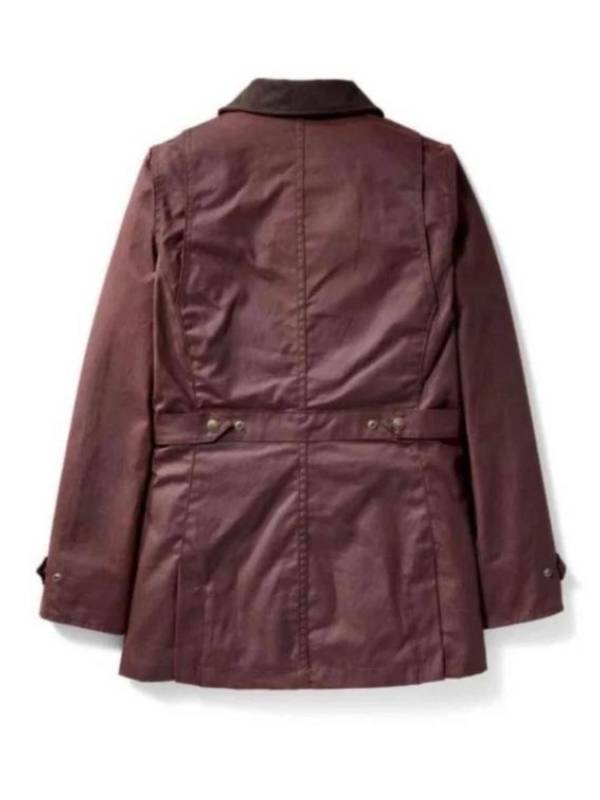 Hell Motel S01 Yanna McIntosh Burgandy Hooded Jacket Clanton Jacket