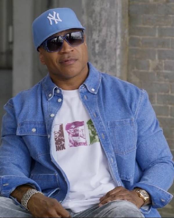 Hip Hop Was Born Here LL Cool J Blue Denim Shirt Clanton Jacket