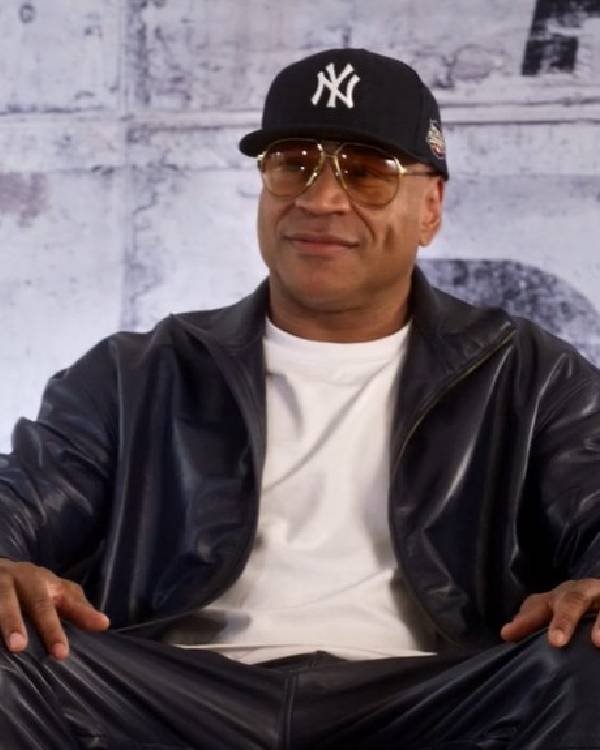 Hip Hop Was Born Here LL Cool J Blue Leather Jacket Clanton Jacket