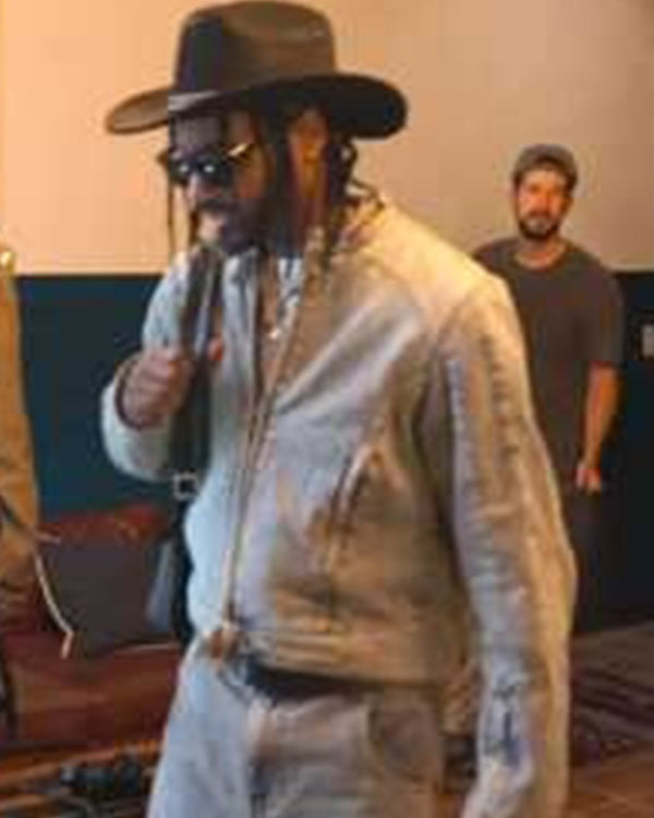Hitmakers 2025 Bernard Harvey Wash Denim Moto Jacket Clanton Jacket