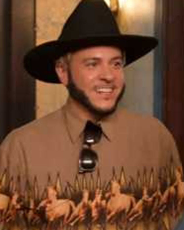 Hitmakers 2025 Ferras Mahmoud Alqais Brown Horses Shirt Clanton Jacket