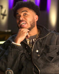 Hitmakers 2025 Tommy Brown Black Denim Jacket Clanton Jacket