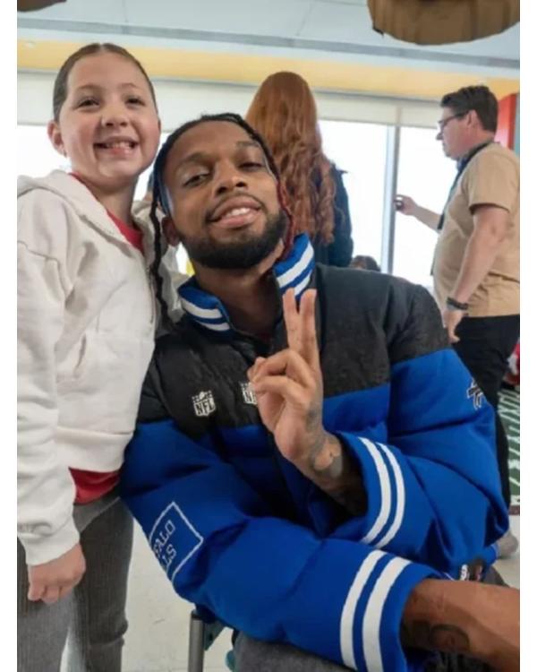 Holiday Touchdown A Bills Love Story 2025 Damar Hamlin Puffer Jacket