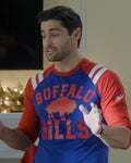 Holiday Touchdown A Bills Love Story Matthew Daddario Blue/Red Graphic Shirt