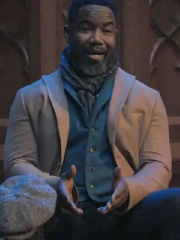 Michael Jai White Hostile Takeover Brown Blazer Clanton Jacket