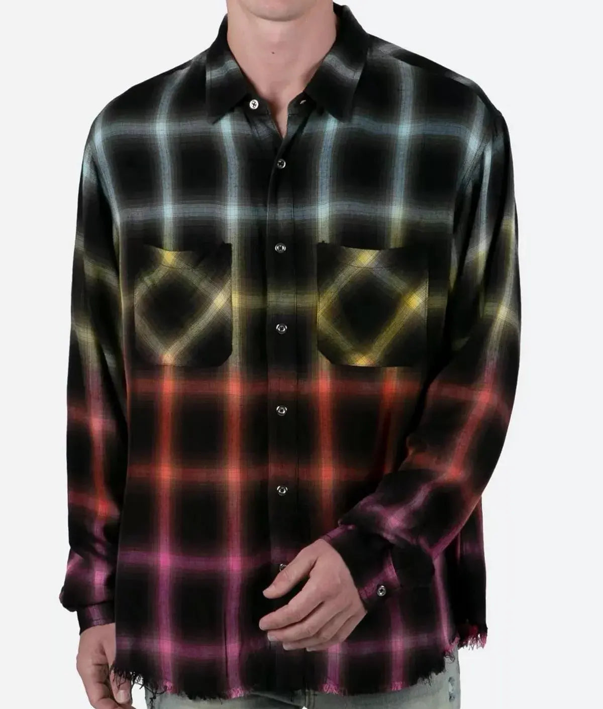 House Of Payne S14 Calvin Payne Rainbow Plaid Shirt
