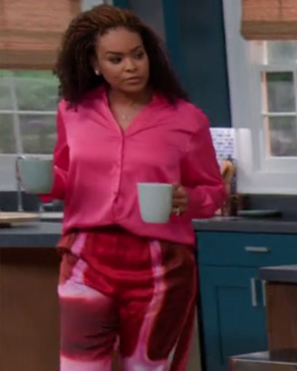 House of Payne S14 Demetria McKinney Pink Blouse