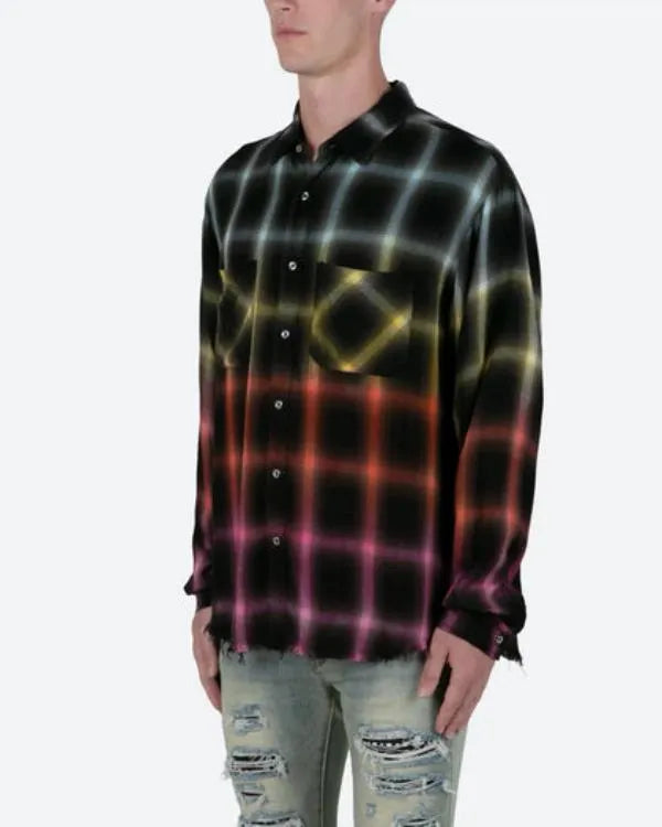 House Of Payne S14 Lance Gross Ombre Flannel Shirt