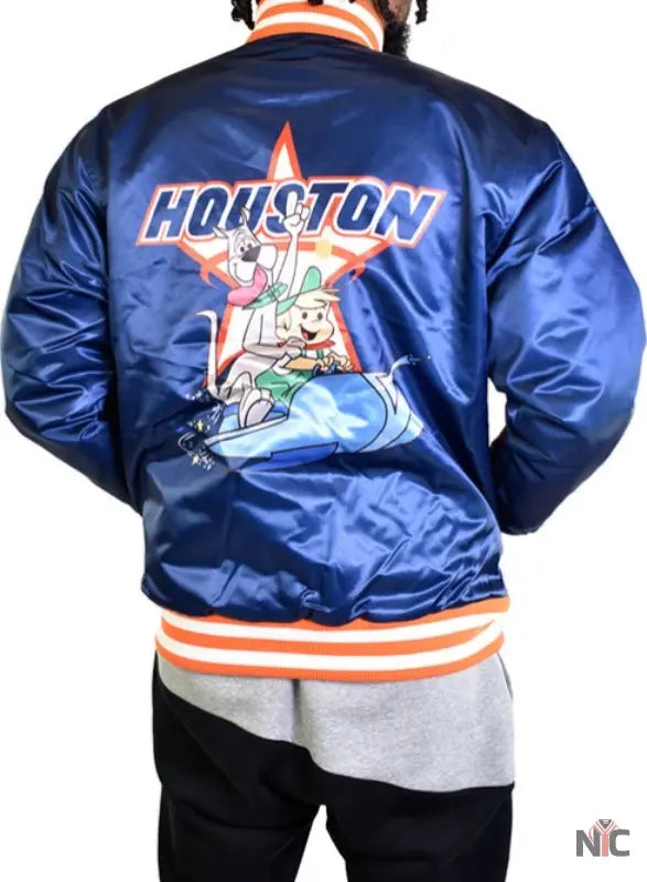 Houston Elroy Jetson Satin Jacket Clanton Jacket