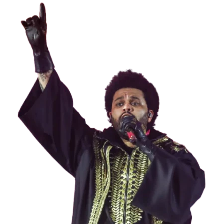 Hurry Up Tomorrow The Weeknd Golden Embroidered Hooded Coat Clanton Jacket
