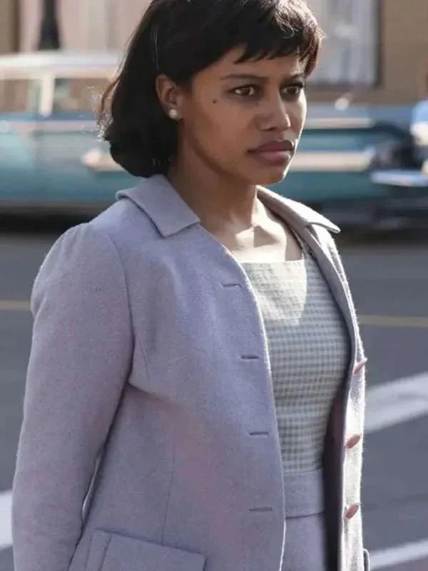 IT Welcome to Derry Taylour Paige Purple Coat Clanton Jacket