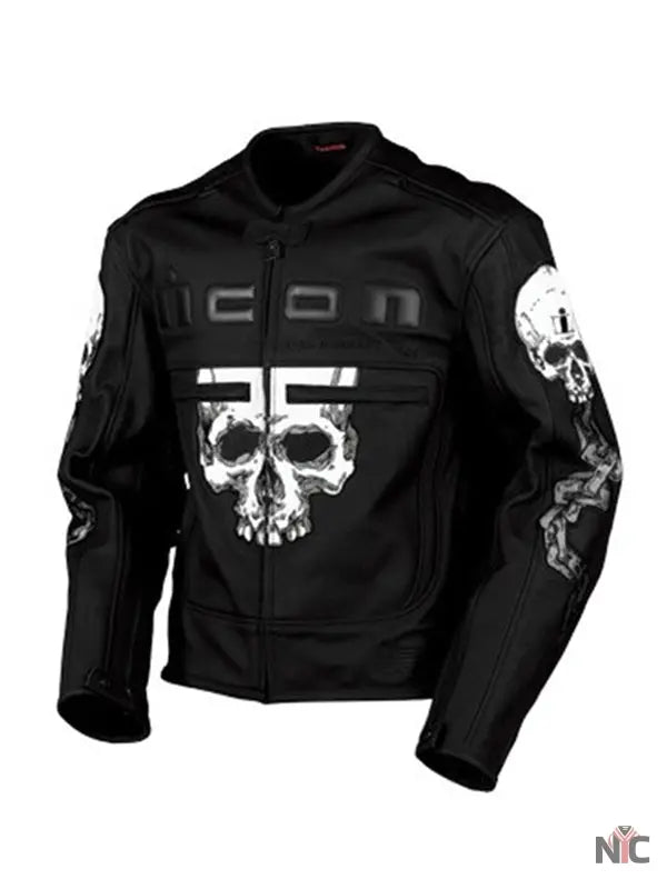 Icon Motorhead Skull Motorcycle Jacket Clanton Jacket