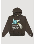 I’m Not From This Planet Brown Hoodie Clanton Jacket