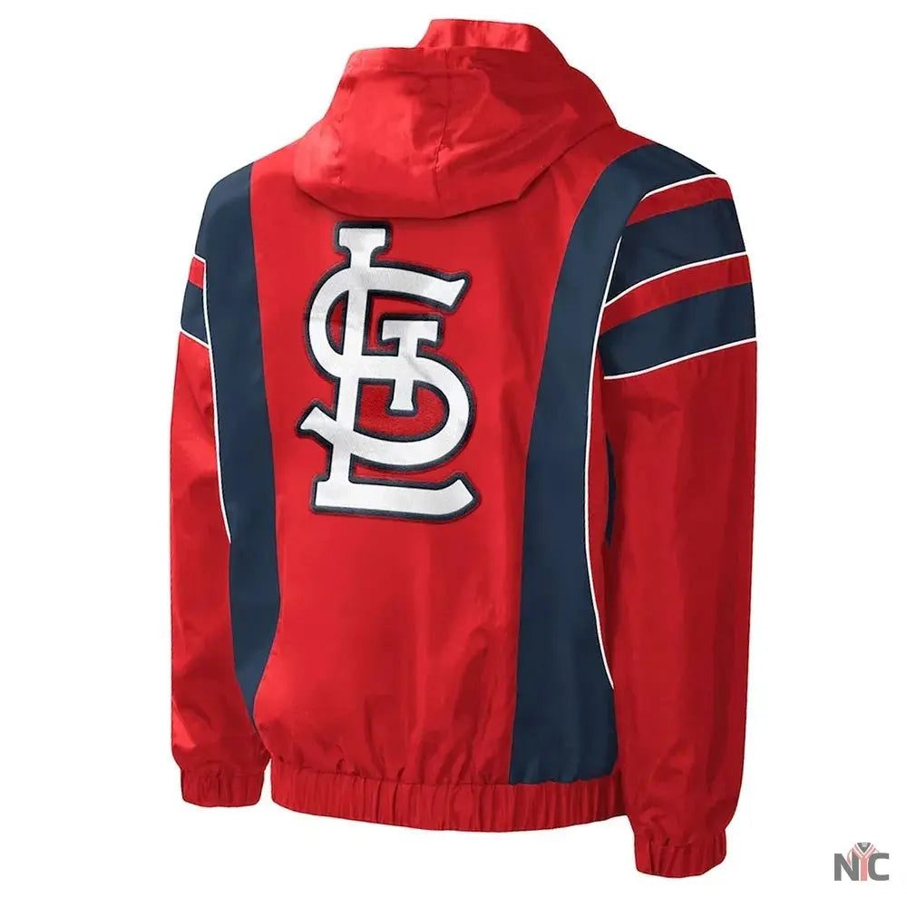 Impact St. Louis Cardinals Half-Zip Hoodie Jacket Clanton Jacket