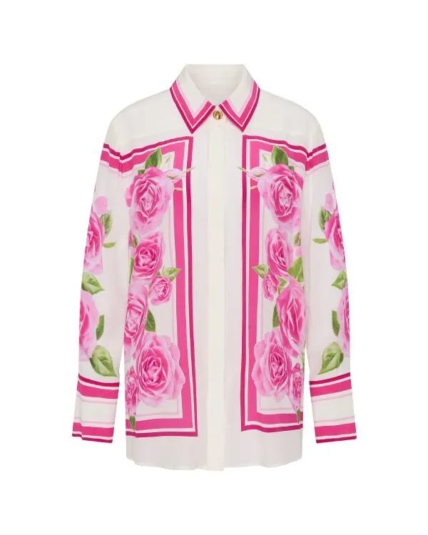 Imposter S01 Kym Marsh Floral Silk Top