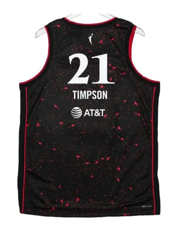 Indiana Fever Makayla Timpson Stranger Things Rebel Swingman Jersey Clanton Jacket