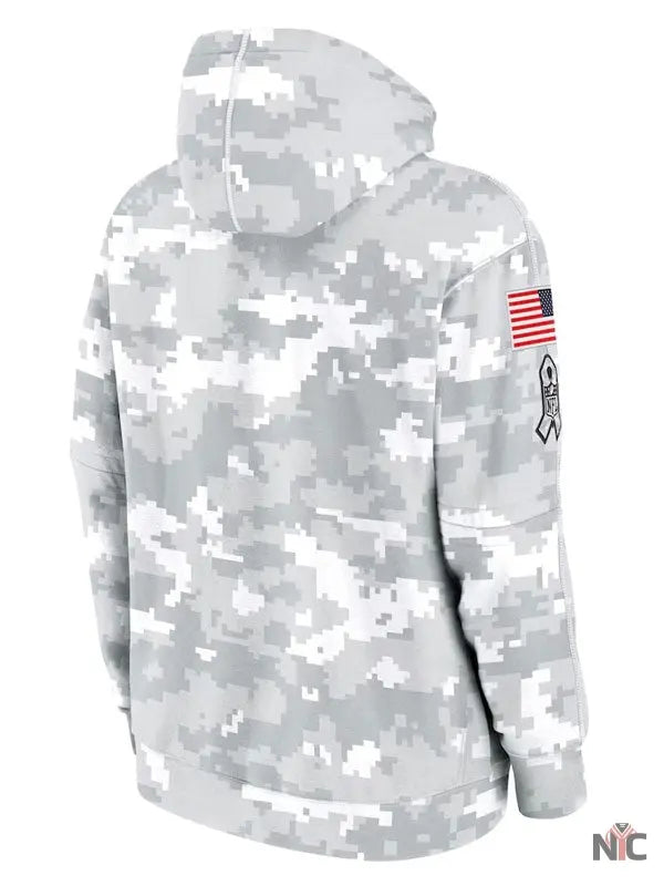Indianapolis Colts Salute To Service Camo 2024 Hoodie Clanton Jacket