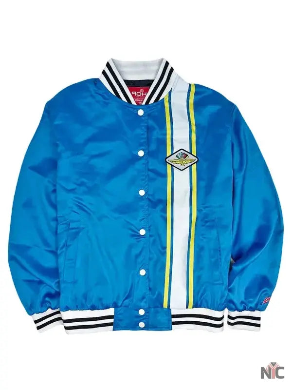 Indianapolis Motor Speedway 70’s Satin Bomber Jacket Clanton Jacket