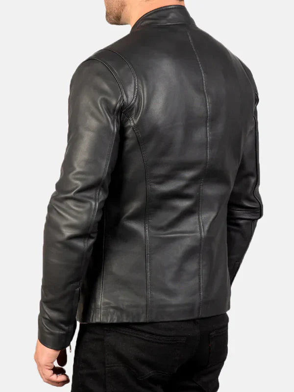 Ionic Black Leather Jacket
