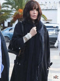 Isabelle Adjani Sisters Black Trench Coat Clanton Jacket