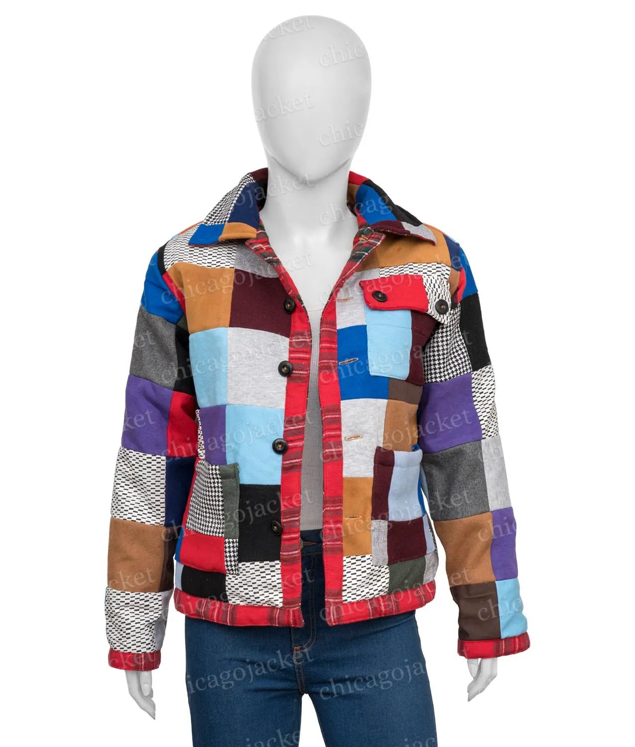 It Ends With Us Blake Lively Patchwork Jacket
