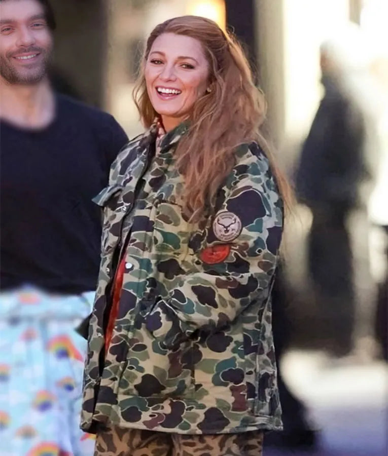 It Ends With Us Lily Bloom Camo Jacket