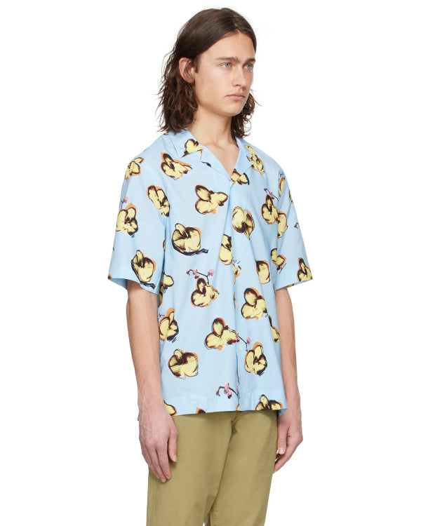 Malice S01 David Duchovny Green Orchid Print Shirt