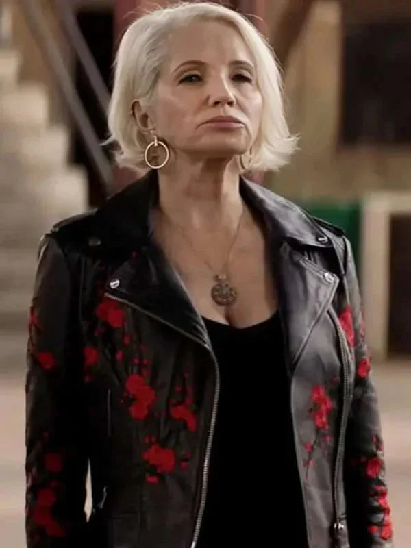 Janine Cody Animal Kingdom Black Leather Jacket Clanton Jacket