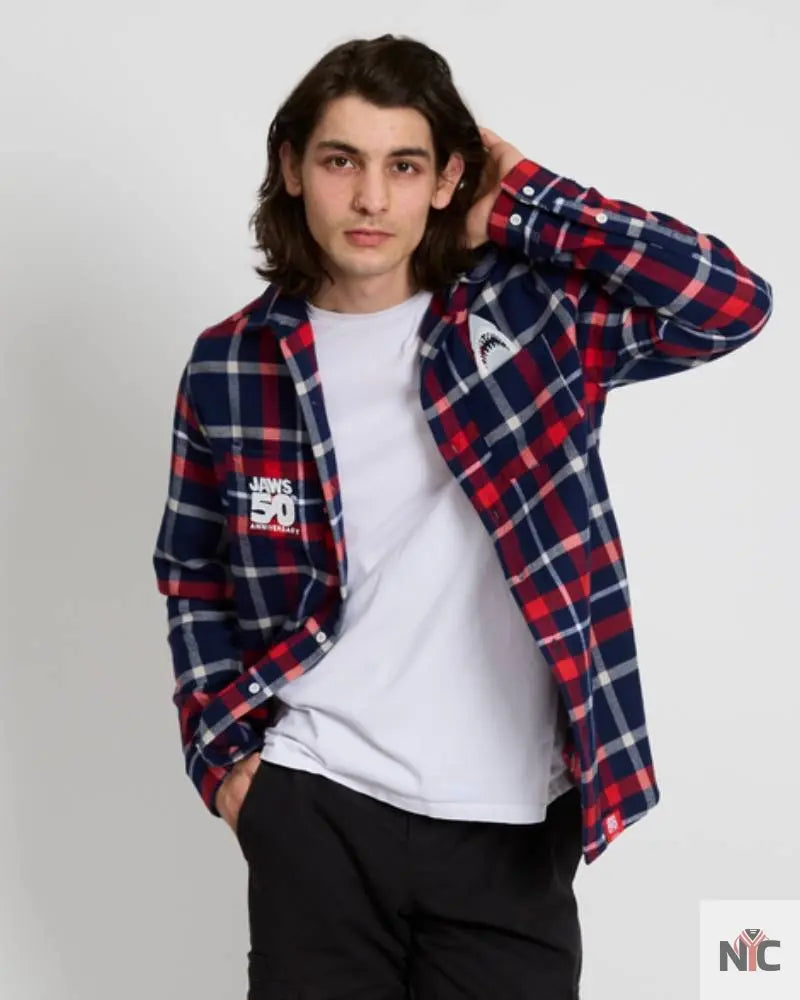 Jaws Anniversary Flannel Clanton Jacket