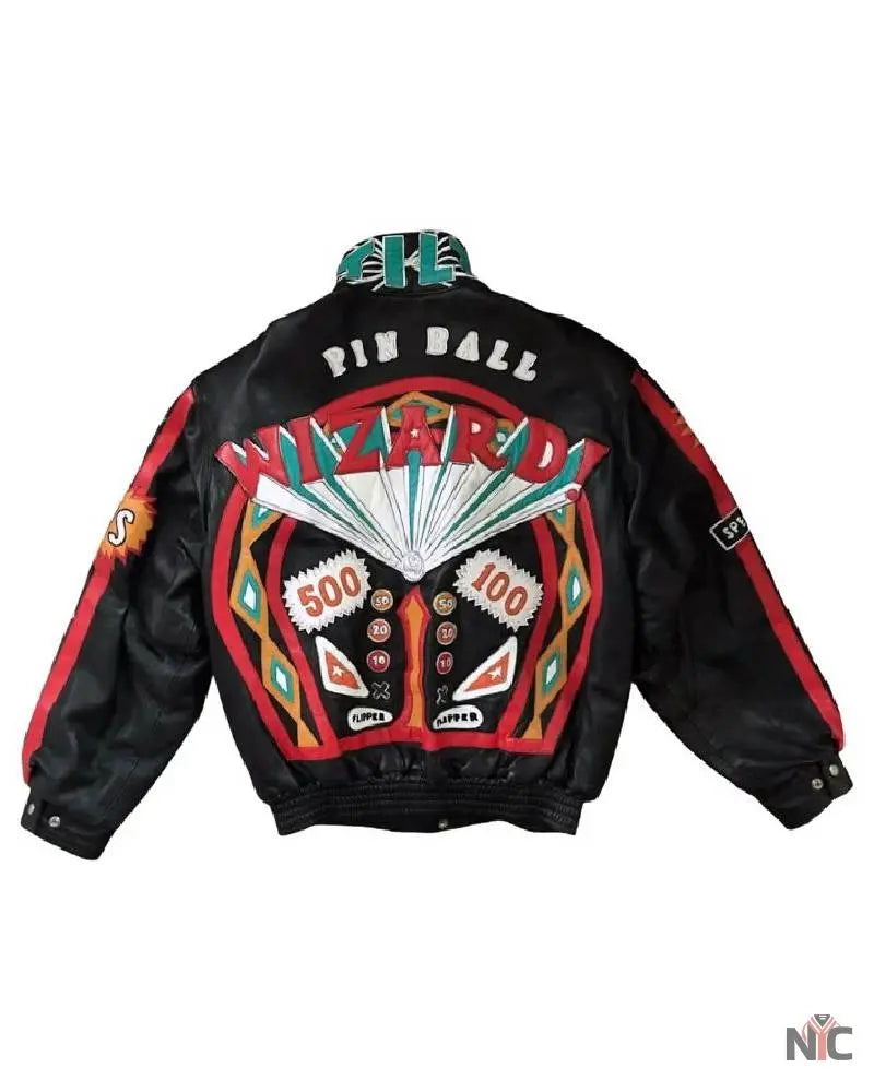 Jeff Hamilton Pinball Wizard Leather Jacket Clanton Jacket