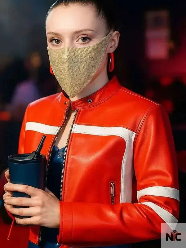 Jenna Gilmer Fuel to Our Fire 2025 Leather Jacket Clanton Jacket