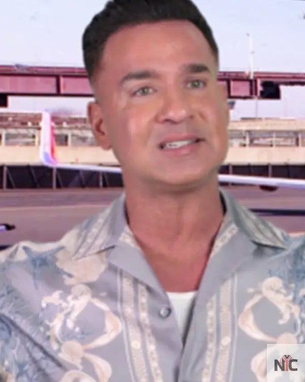 Jersey Shore Family Vacation Mike Sorrentino Printed Shirt Clanton Jacket