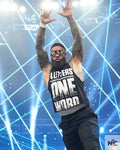 Jey Uso Monday Night RAW Black Tank Top Clanton Jacket