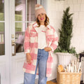 Jillian Harris x Joe Fresh Pink Coat Clanton Jacket