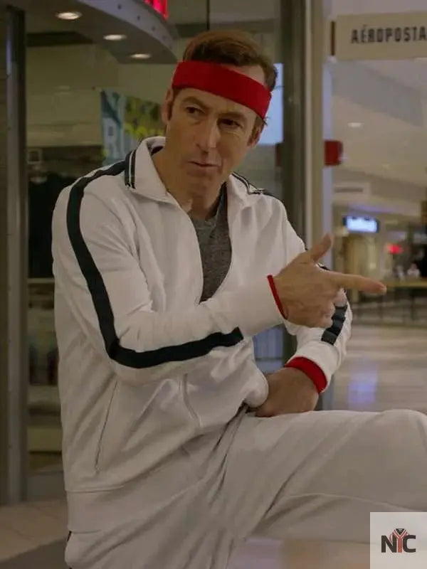 Jimmy McGill Better Call Saul White Track Jacket Clanton Jacket