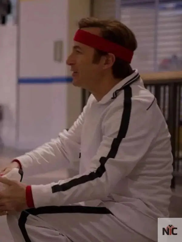 Jimmy McGill Better Call Saul White Track Jacket Clanton Jacket