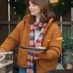 Jingle Bell Love 2024 Michelle Morgan Brown Quilted Jacket