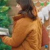 Jingle Bell Love 2024 Michelle Morgan Brown Quilted Jacket