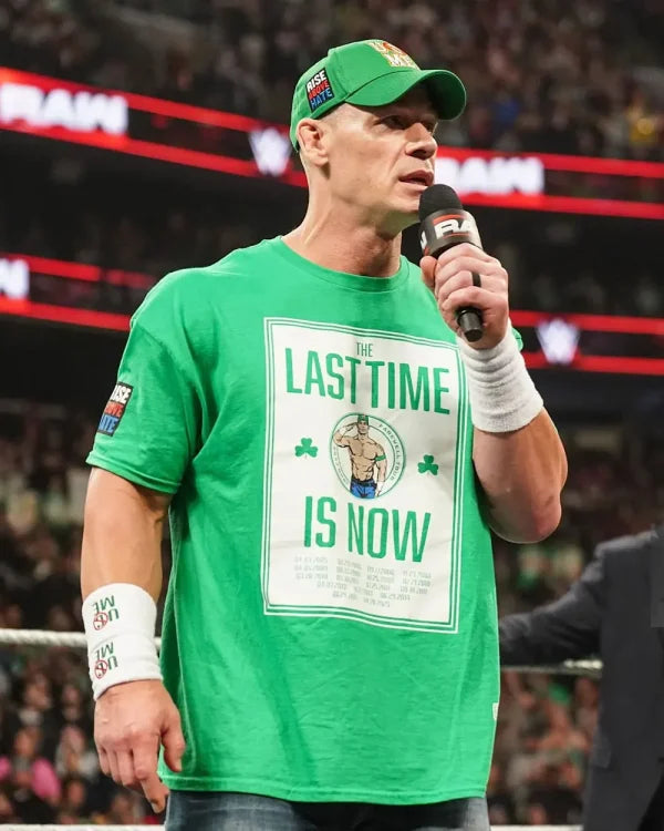 John Cena Monday Night RAW 2025 Boston T-Shirt