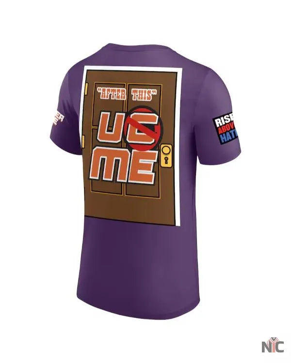 John Cena Monday Night RAW Purple T-Shirt Clanton Jacket