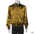 John Legend The Voice Olive Silk Bomber Jacket - Clanton Jacket